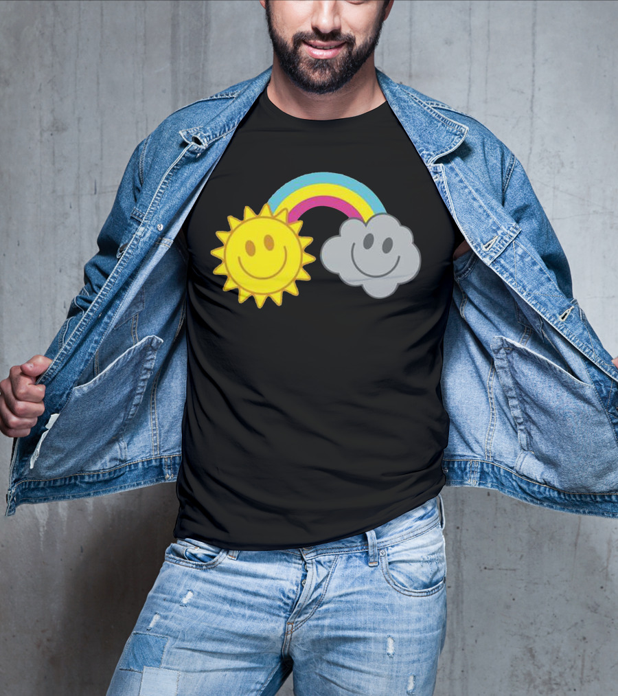 Mcfly Smiling Sun Cloud Rainbow T-Shirt