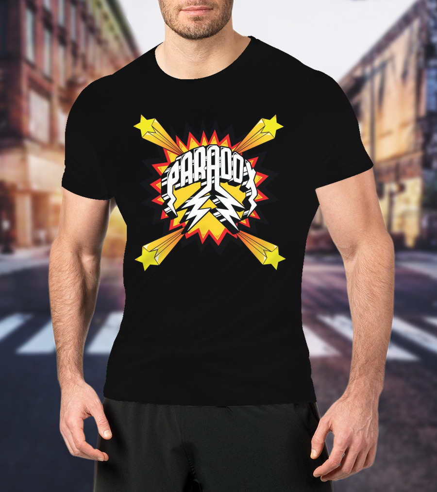 Paradox Starburst Lightning Comic Style Explosion T-Shirt