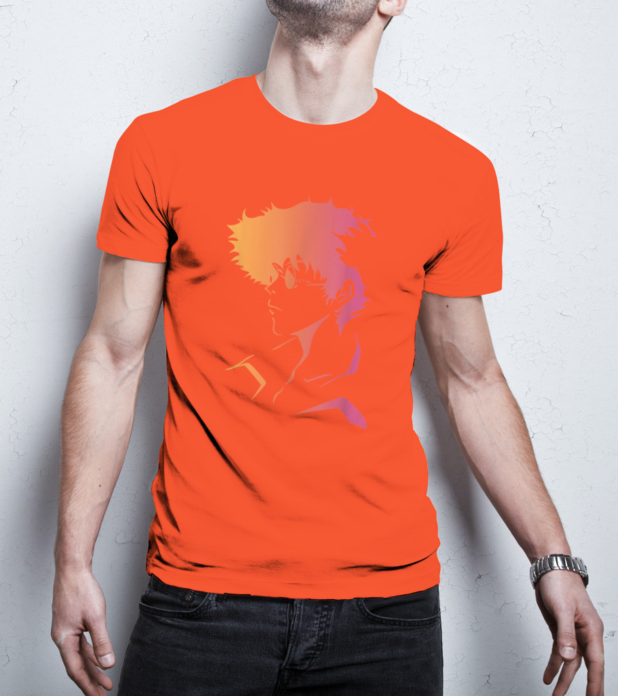 Cowboy Bebop Anime Character Silhouette T-Shirt