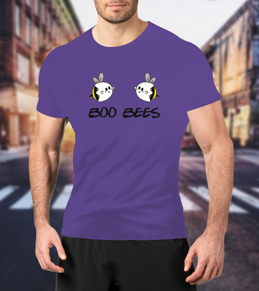 BOO BEES Cute Ghostly Honey Bees Halloween Humor T-Shirt