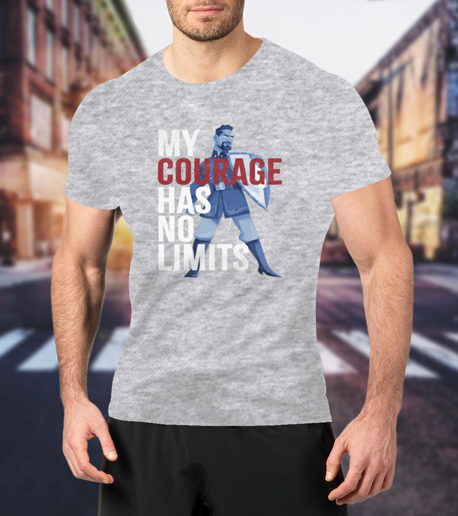 Frozen 2 Matthias My Courage Has No Limits Bold Blue Character T-Shirt