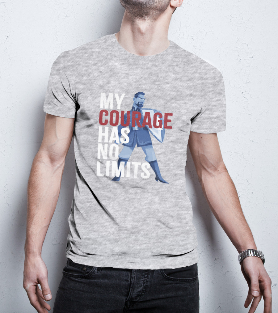 Frozen 2 Matthias My Courage Has No Limits Bold Blue Character T-Shirt