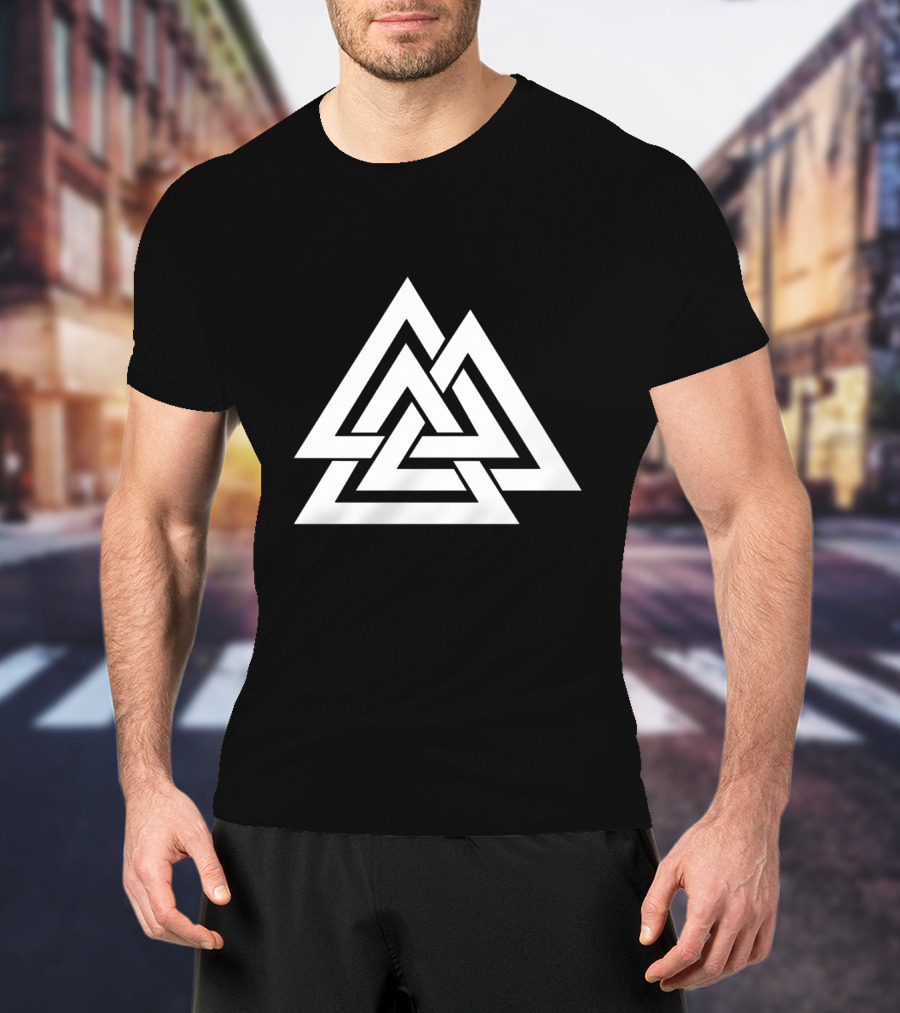 Valknut Symbol Pagan Norse Viking Mythology T-Shirt