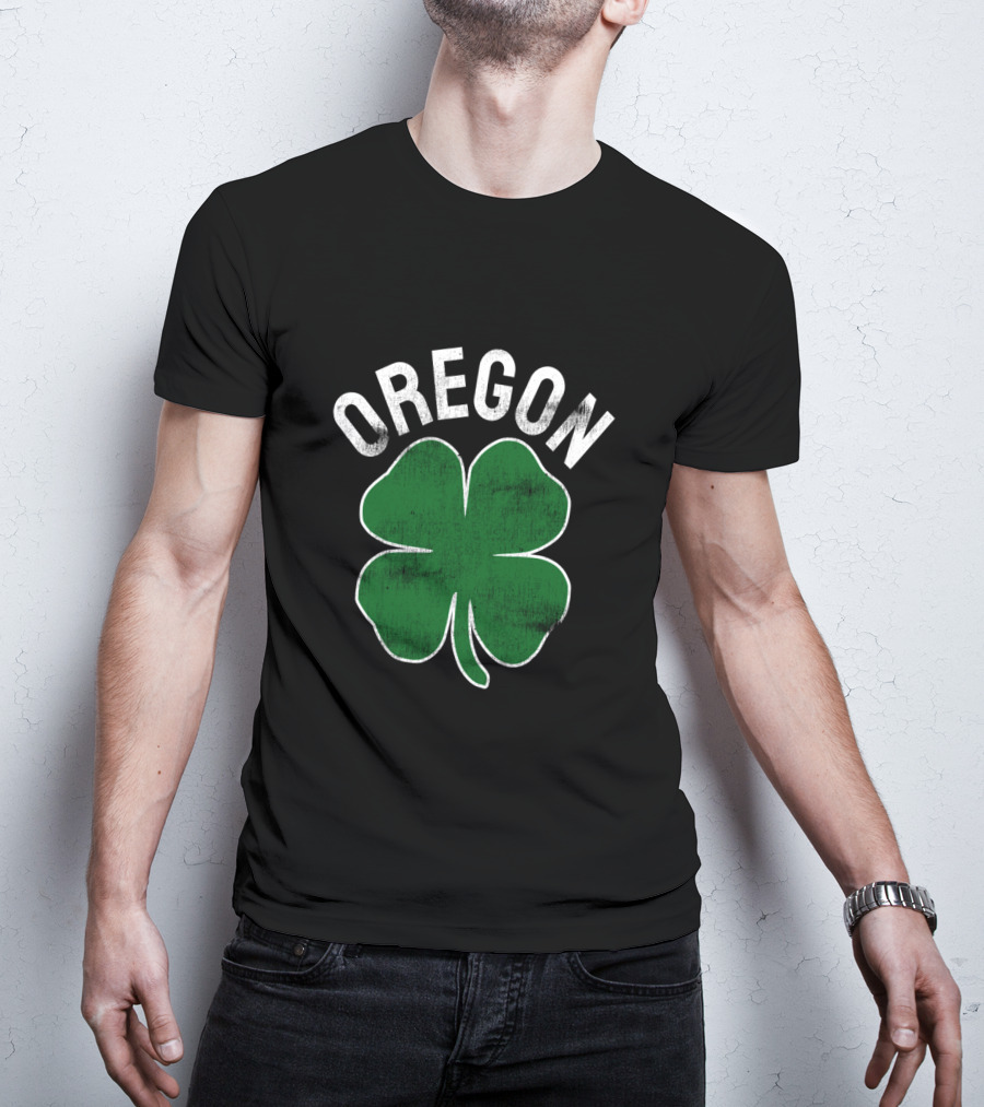 St. Patrick's Day Oregon Shamrock Irish Saint T-Shirt