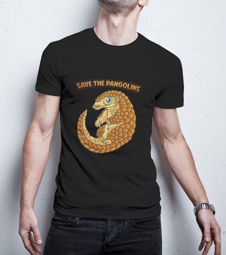 Endangered Animal Save The Pangolins T-Shirt