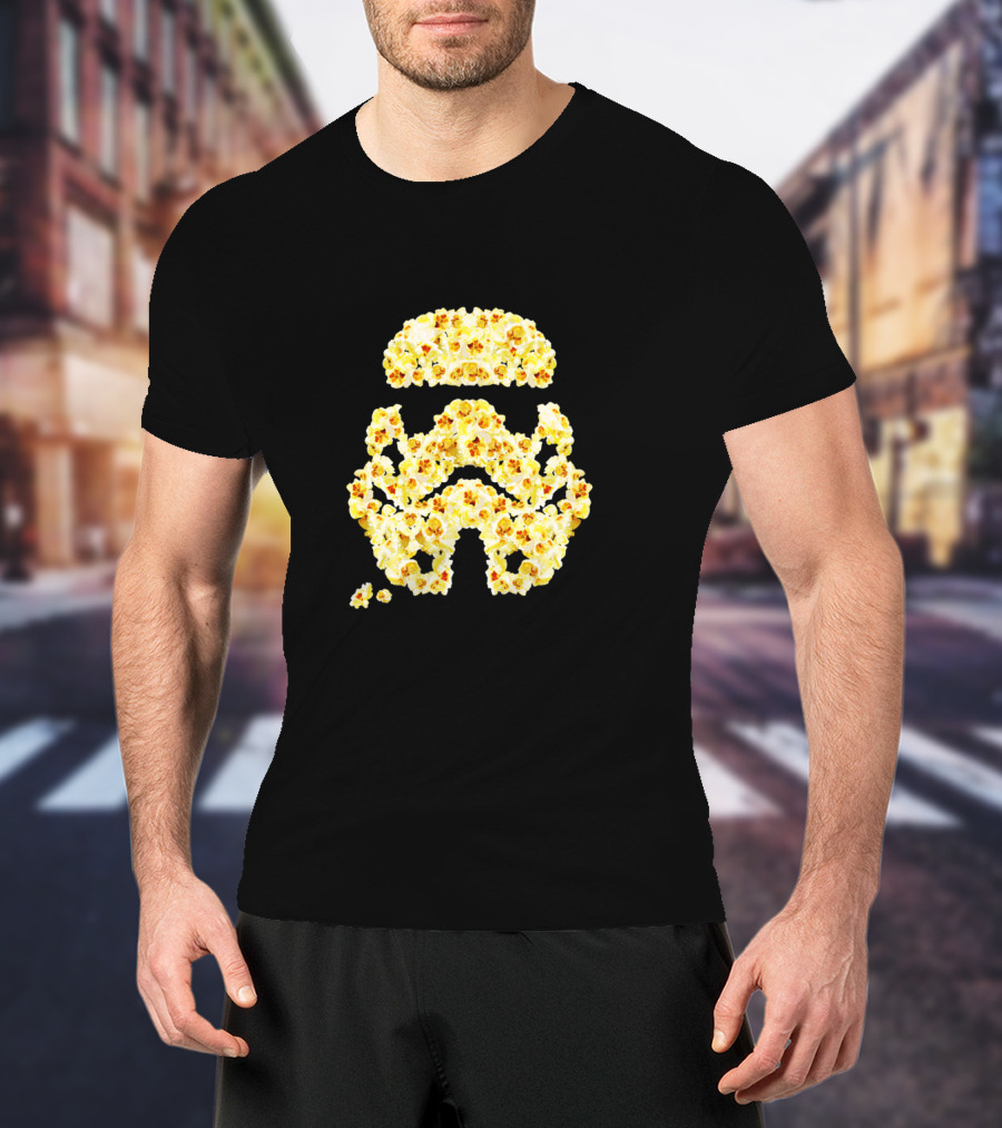 Popcorn Stormtrooper Helmet Iconic Snack T-Shirt