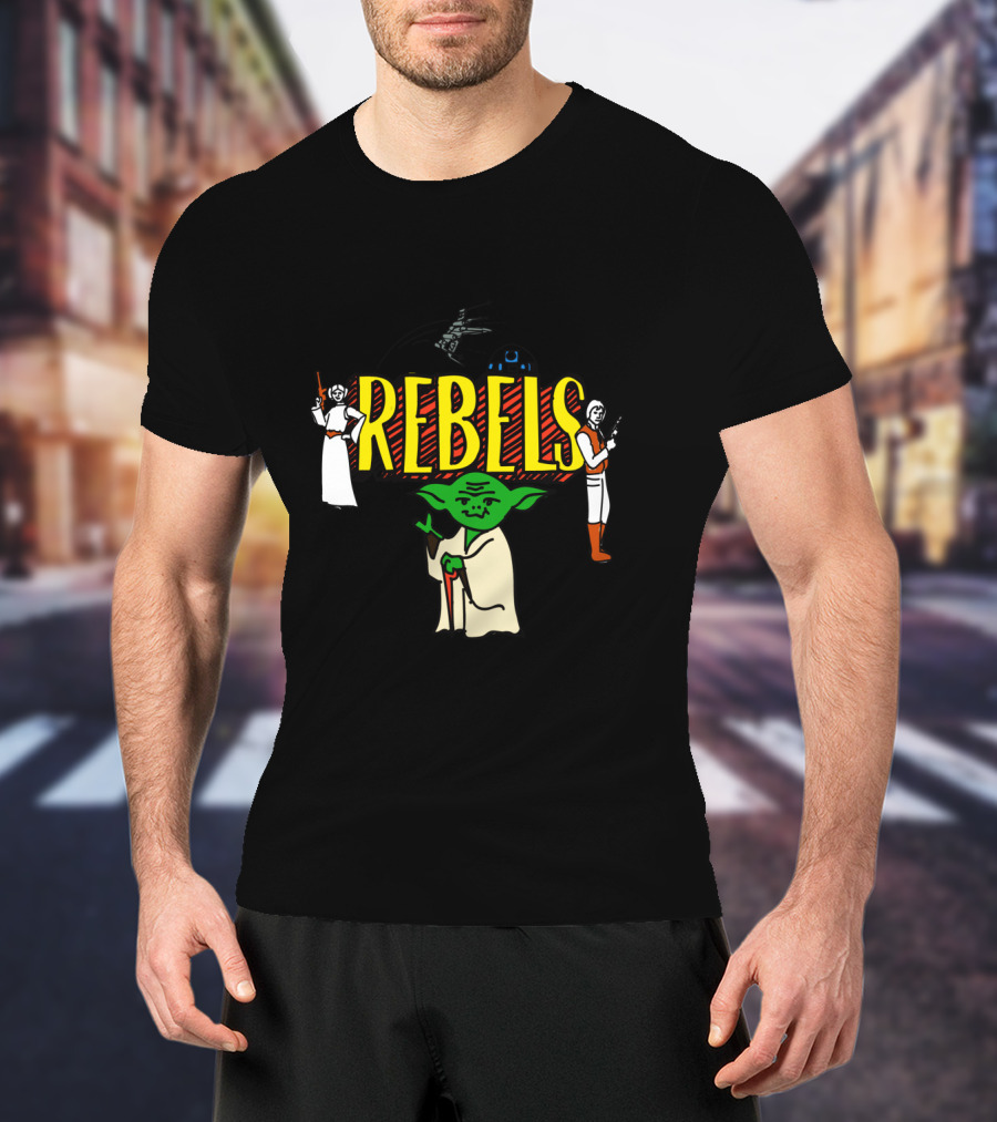 Rebels Yoda Princess Leia Han Solo Star Wars Characters T-Shirt