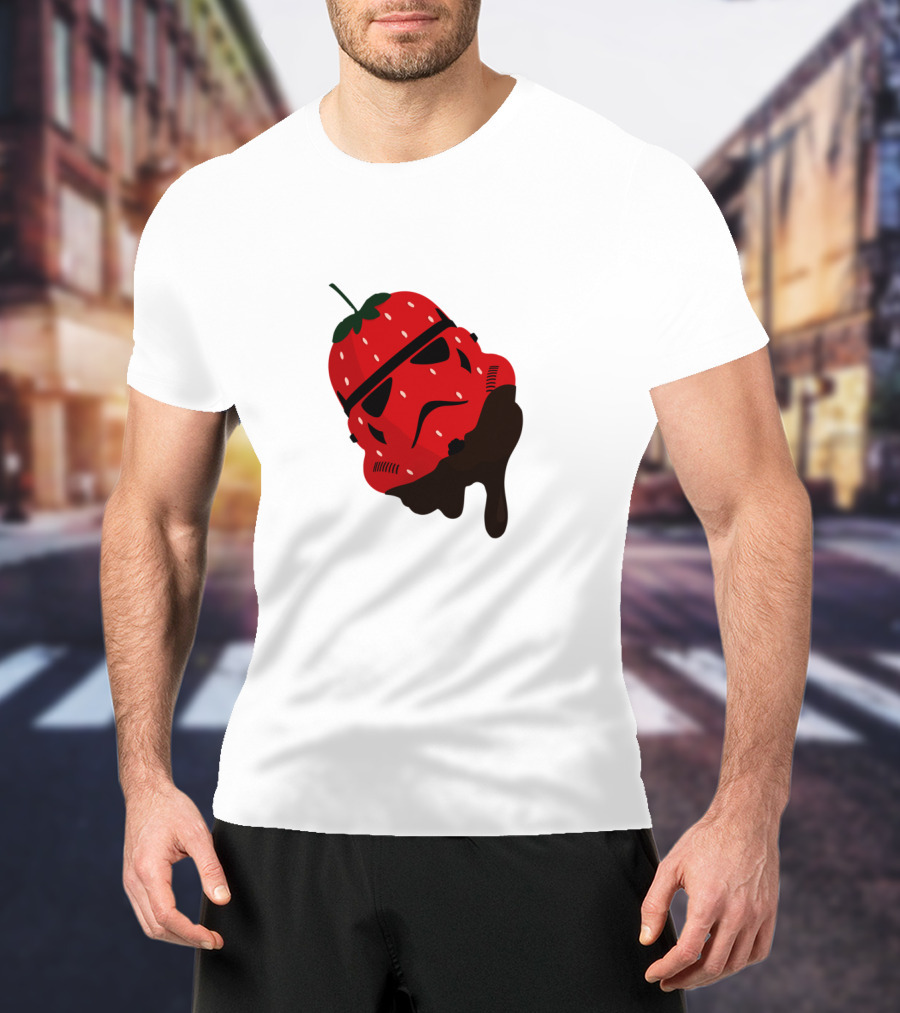 Star Wars Stormtrooper Chocolate Dipped Strawberry T-Shirt