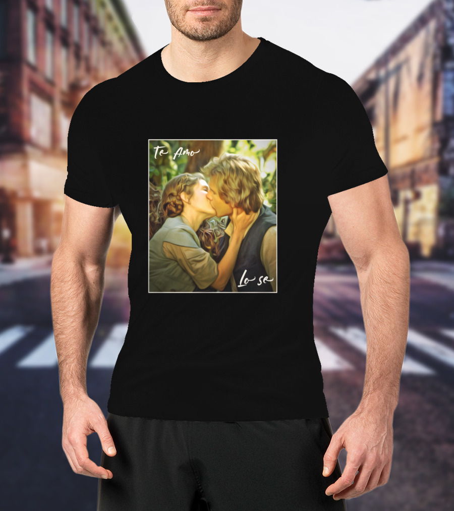 Star Wars Princess Leia Han Solo Te Amo Lo Se T-Shirt