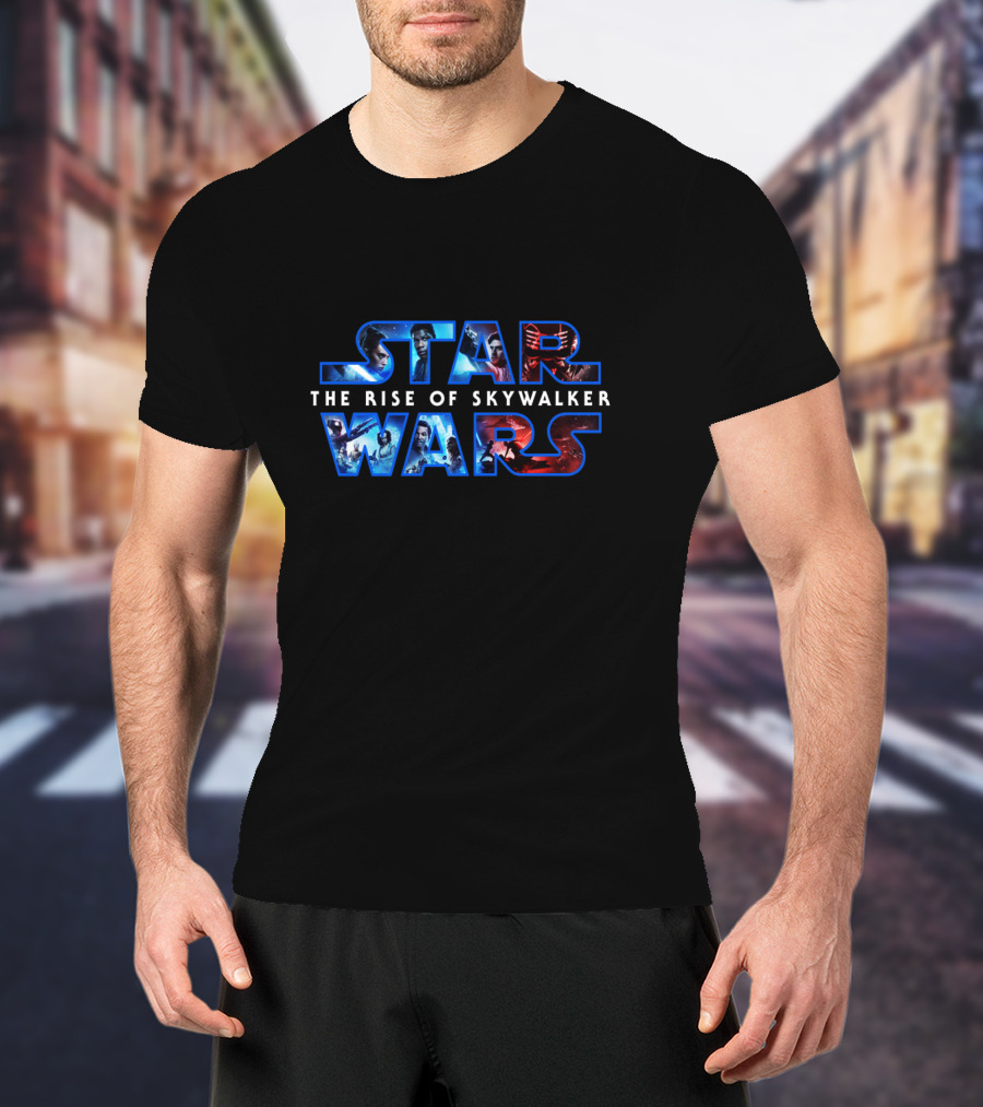 Star Wars The Rise Of Skywalker Characters And Scenes In T-Shirt