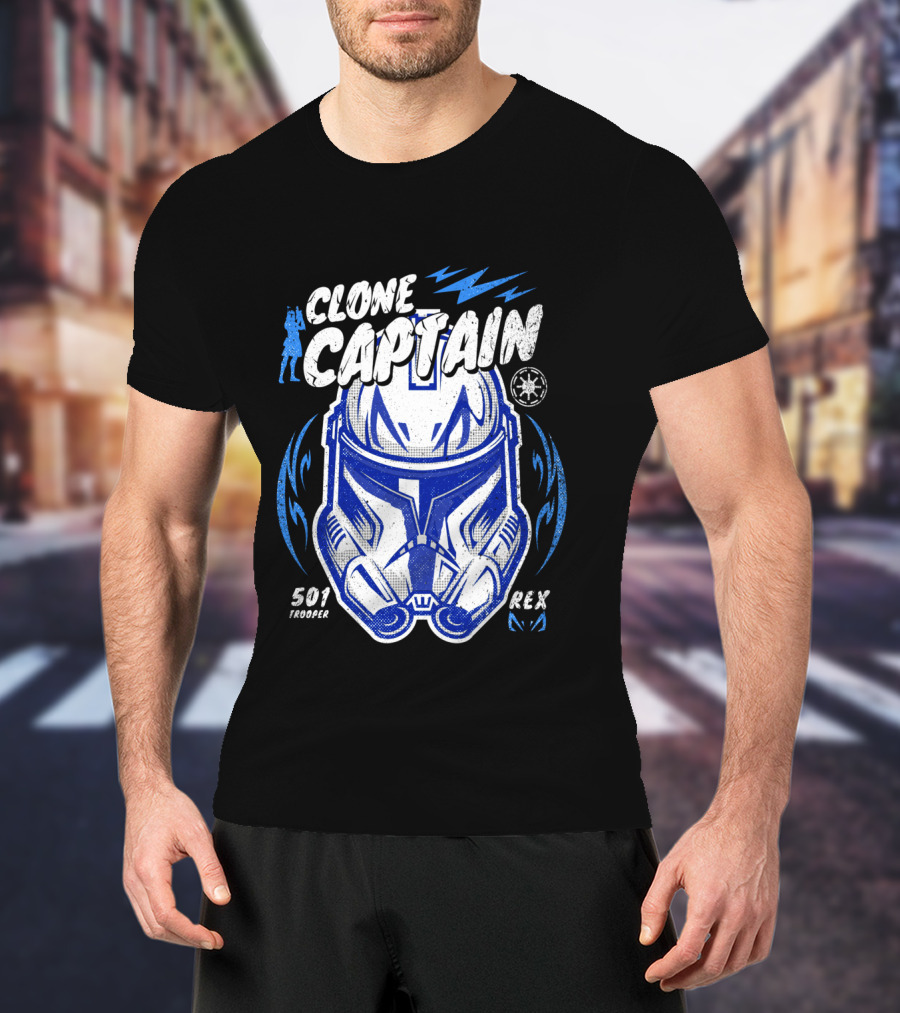 Clone Captain Rex 501 Trooper Star Wars The Clone Wars T-Shirt