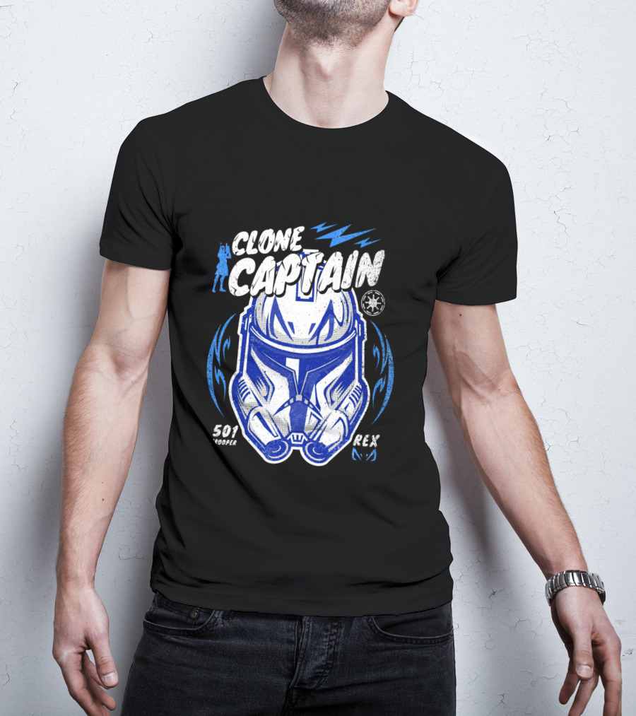 Clone Captain Rex 501 Trooper Star Wars The Clone Wars T-Shirt
