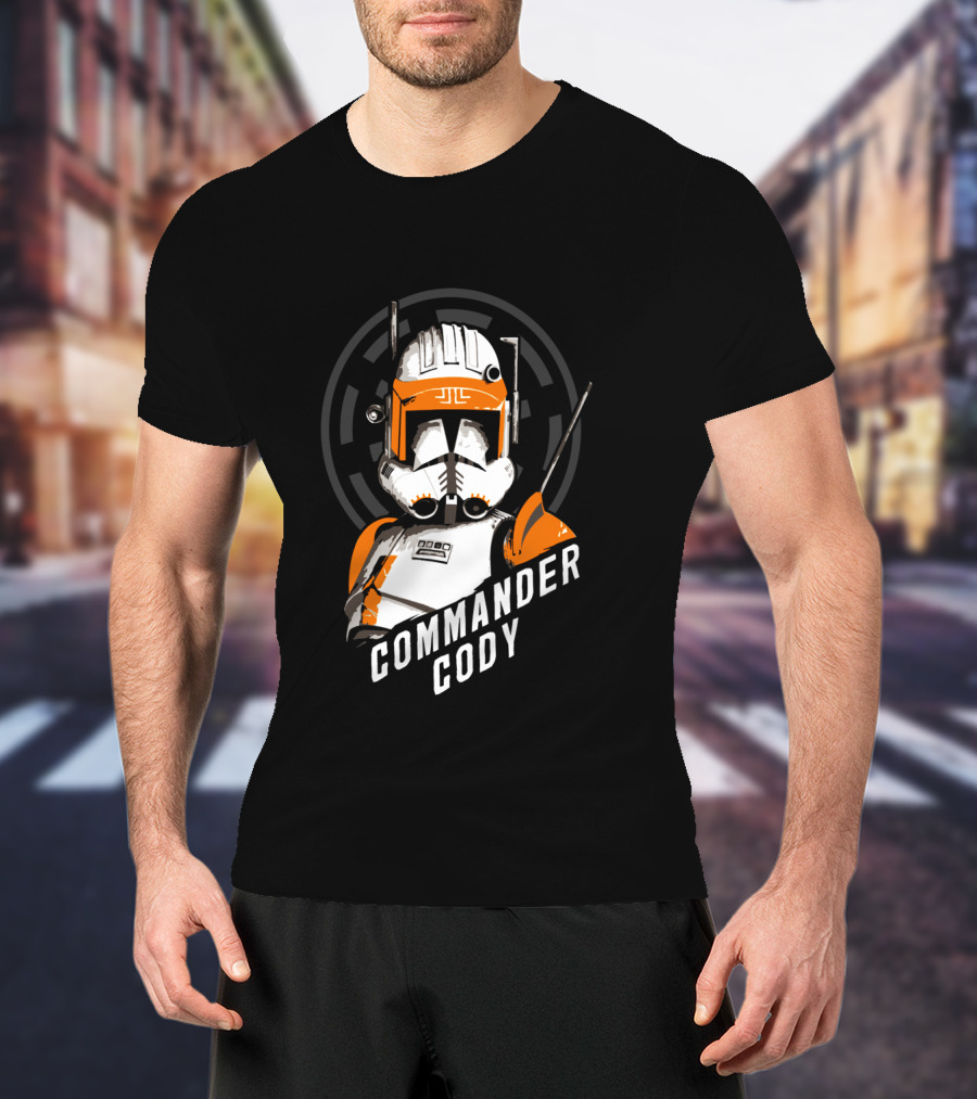 Commander Cody The Clone Wars Helmet Emblem T-Shirt