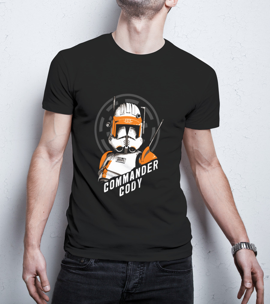 Commander Cody The Clone Wars Helmet Emblem T-Shirt