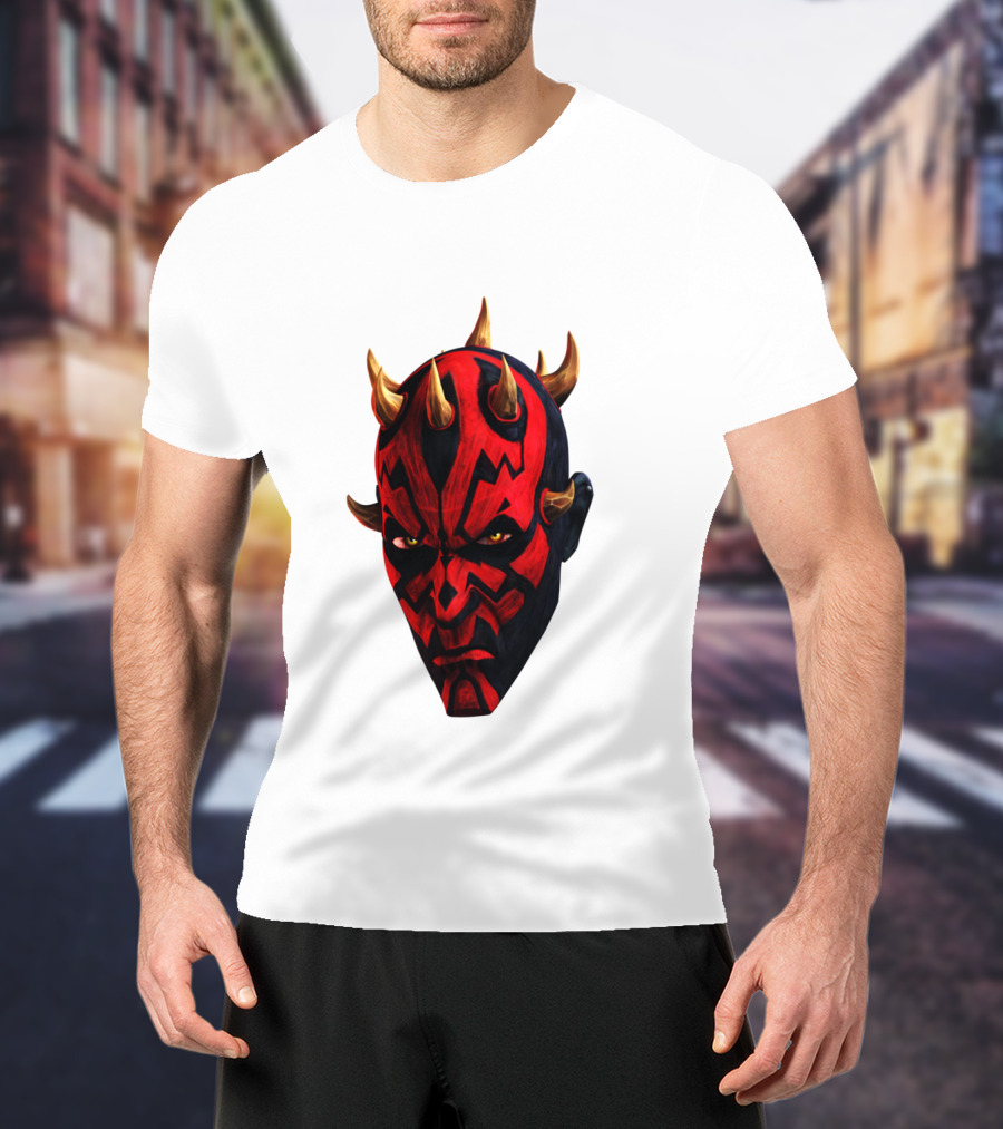 Star Wars The Clone Wars Darth Maul Character Face T-Shirt