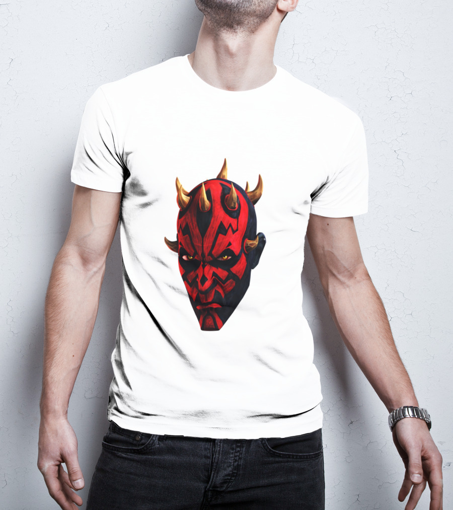 Star Wars The Clone Wars Darth Maul Character Face T-Shirt