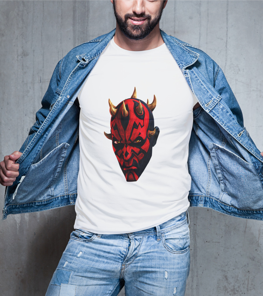 Star Wars The Clone Wars Darth Maul Character Face T-Shirt