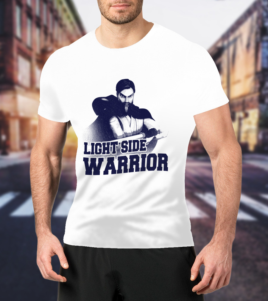 The Clone Wars Obi Wan Kenobi Light Side Warrior T-Shirt