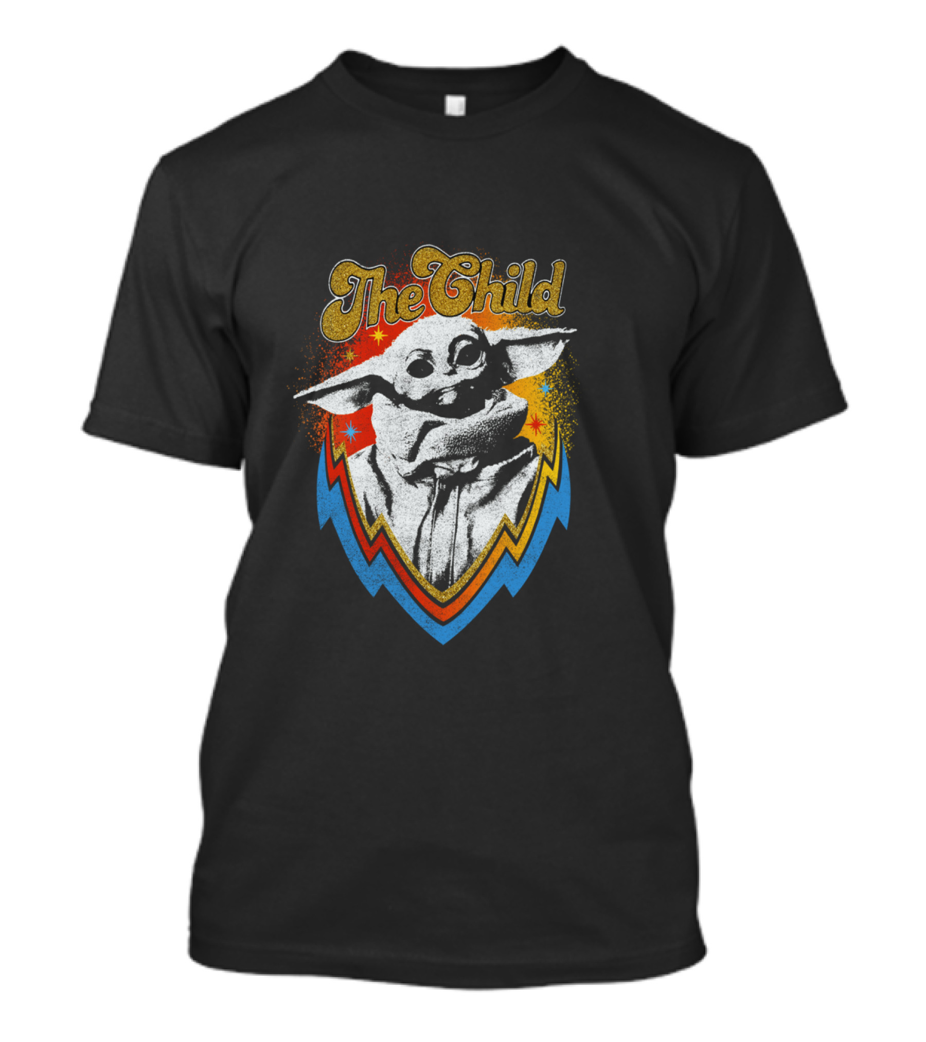 The Child Mandalorian Badge Vintage Star Wars T-Shirt