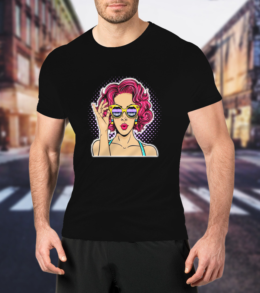 SN Shades Pop Art Retro Vibes T-Shirt