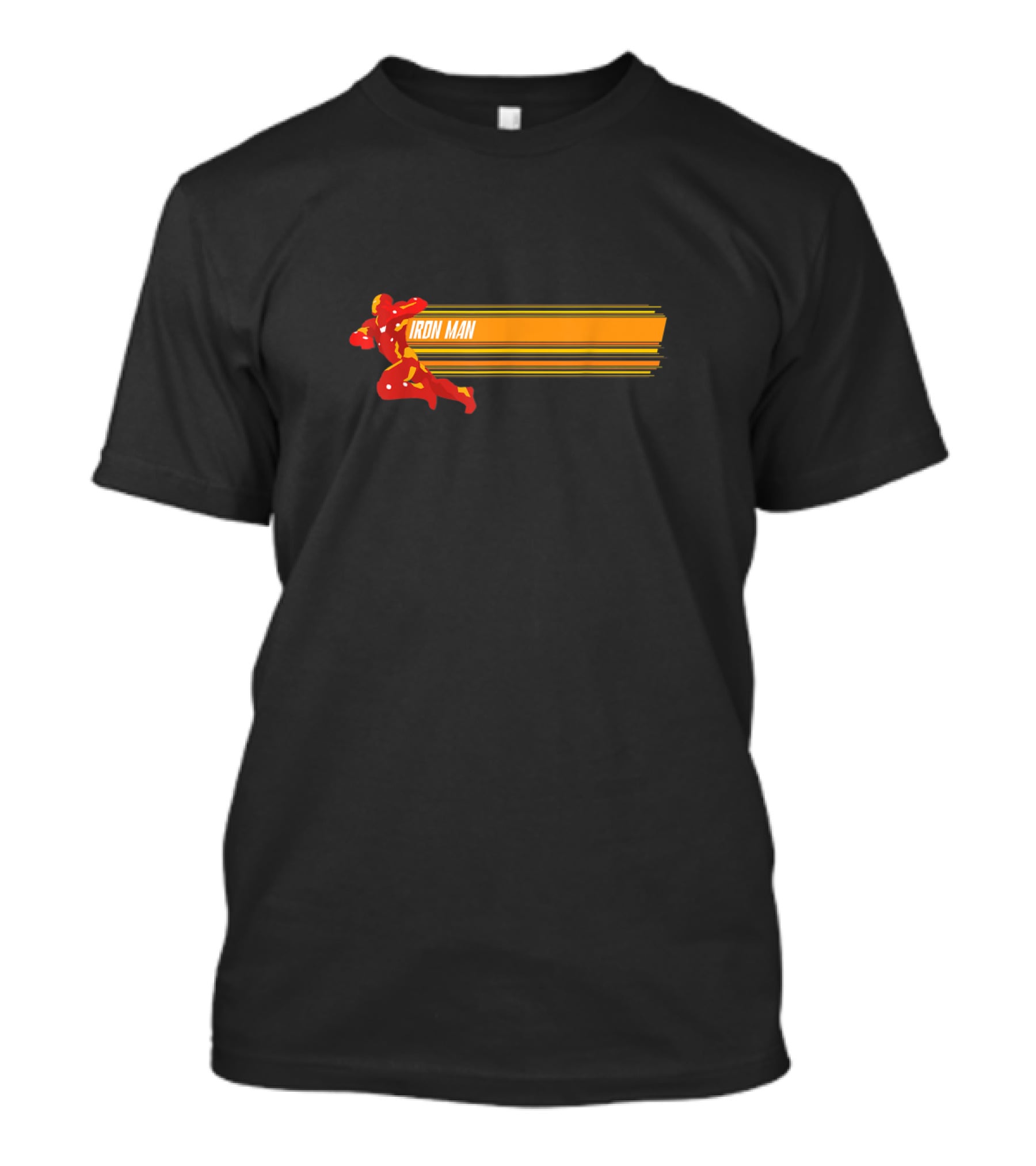 Marvel Iron Man Speed Stripes Dynamic Action Sprint T-Shirt