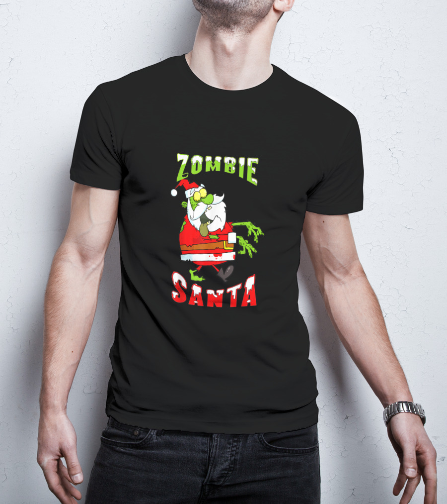 Zombie Santa Walking Dead T-Shirt