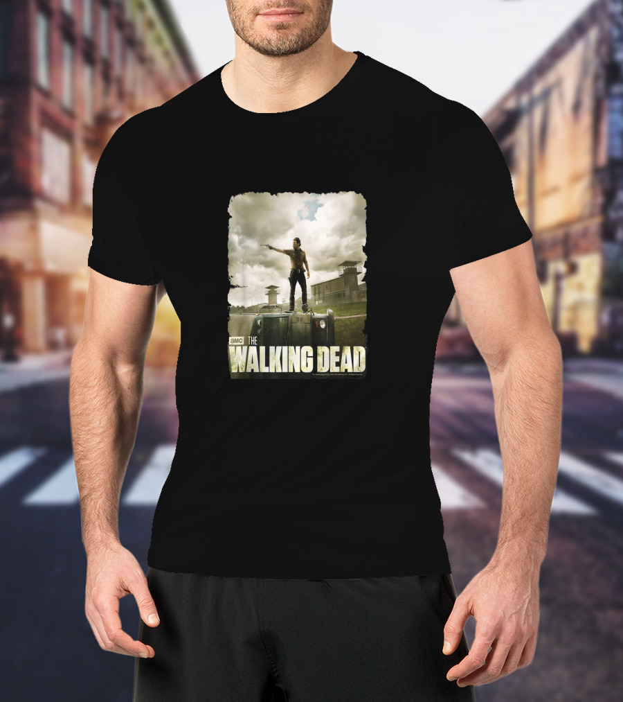 AMC The Walking Dead Prison Guard Tower T-Shirt