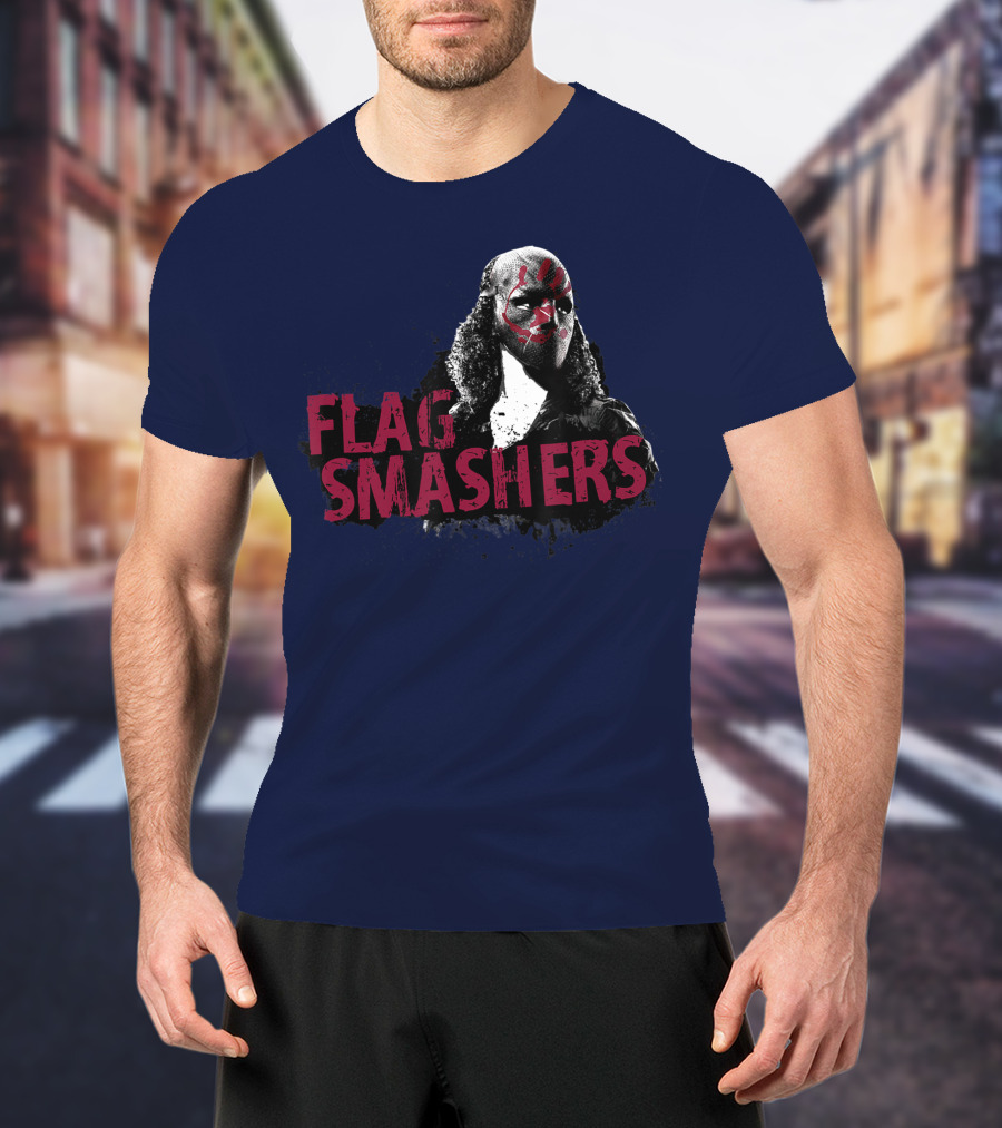 Marvel The Falcon And The Winter Soldier Flag Smashers Karli Flag T-Shirt