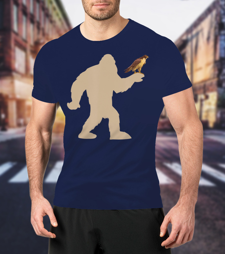 Peregrine Falcon Bigfoot Bird Falcon Animal T-Shirt