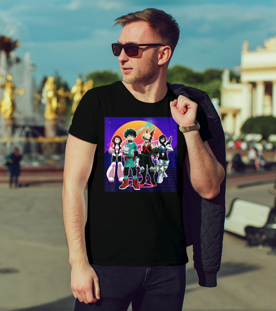 All Together Academia Heroes Essential Manga Series Outfits T-Shirt
