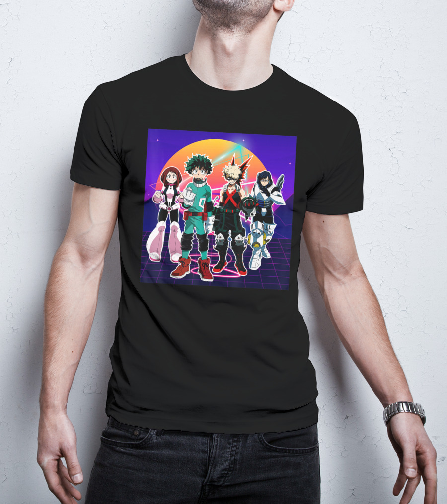 All Together Academia Heroes Essential Manga Series Outfits T-Shirt