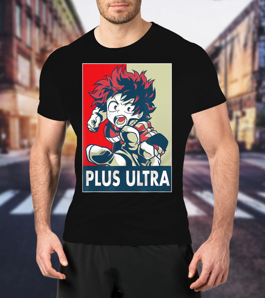 Plus Ultra My Hero Academia Manga Anime Hero T-Shirt