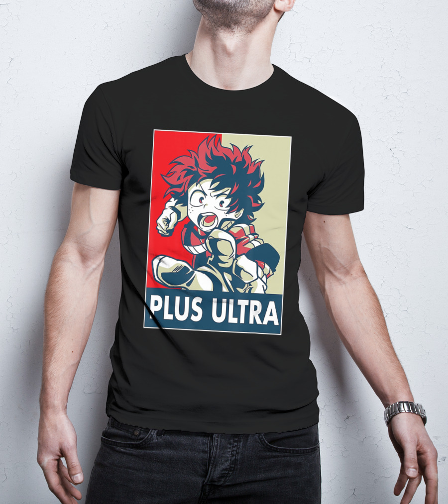 Plus Ultra My Hero Academia Manga Anime Hero T-Shirt