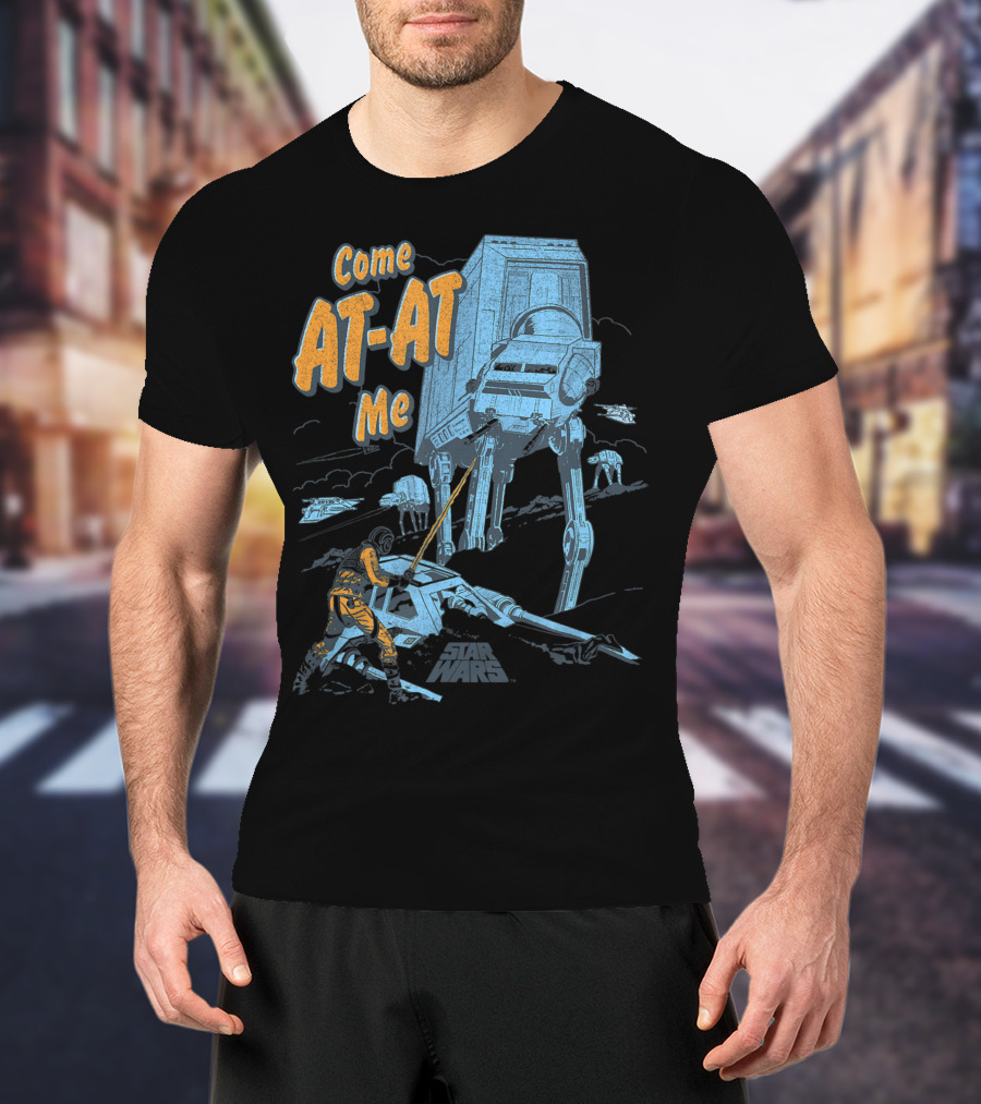 Come AT-AT Me Star Wars The Empire Strikes Back Battle Scene T-Shirt