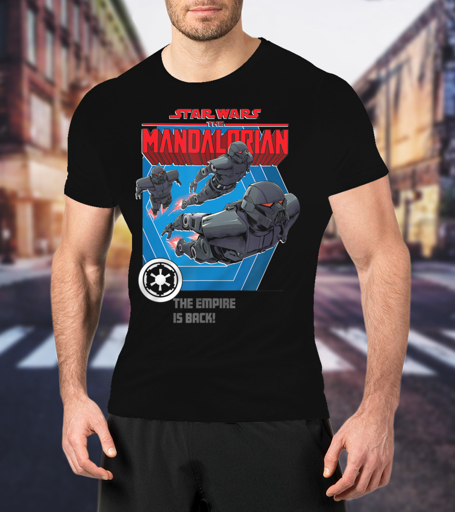 Star Wars The Mandalorian The Empire Is Back Bounty Hunter Stormtroopers T-Shirt