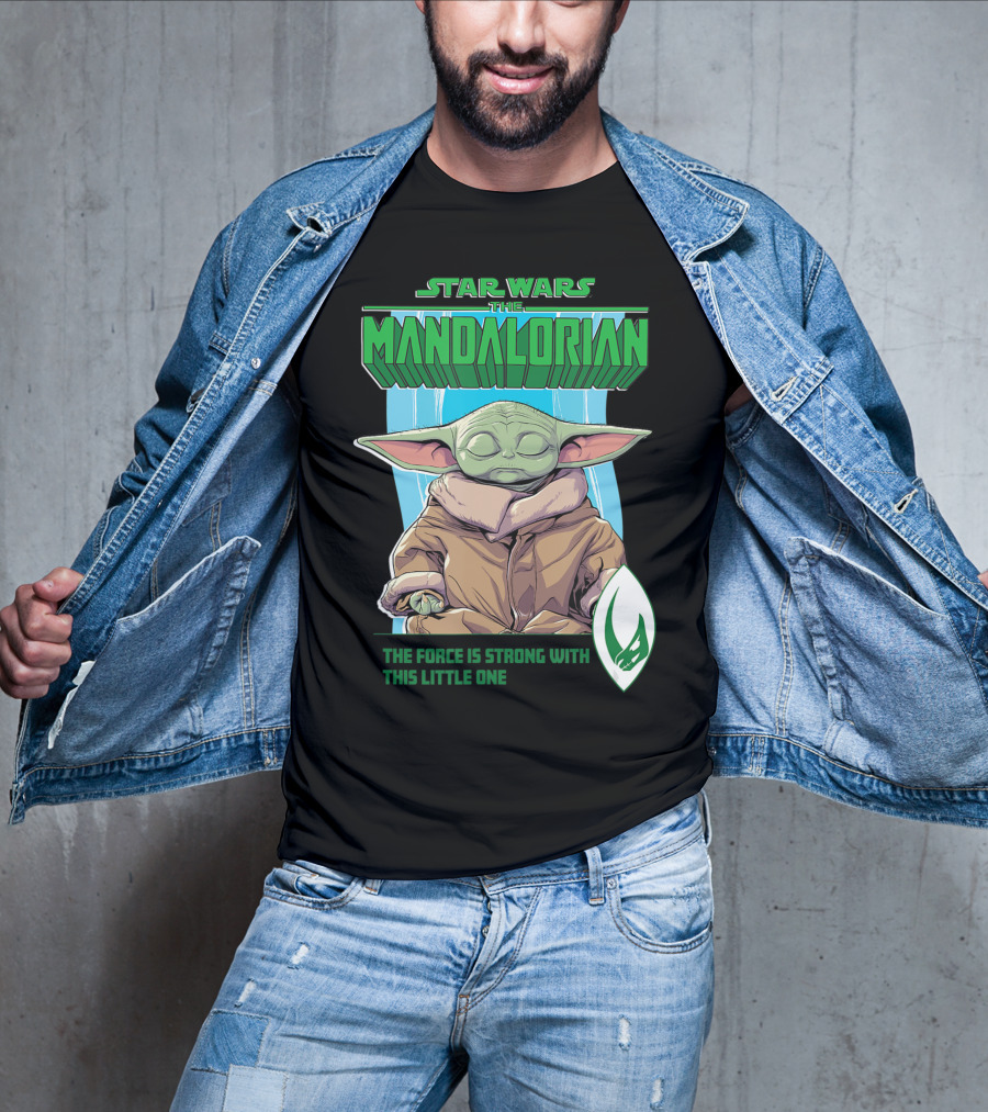 Star Wars The Mandalorian Grogu The Force Is Strong With This Little One T-Shirt