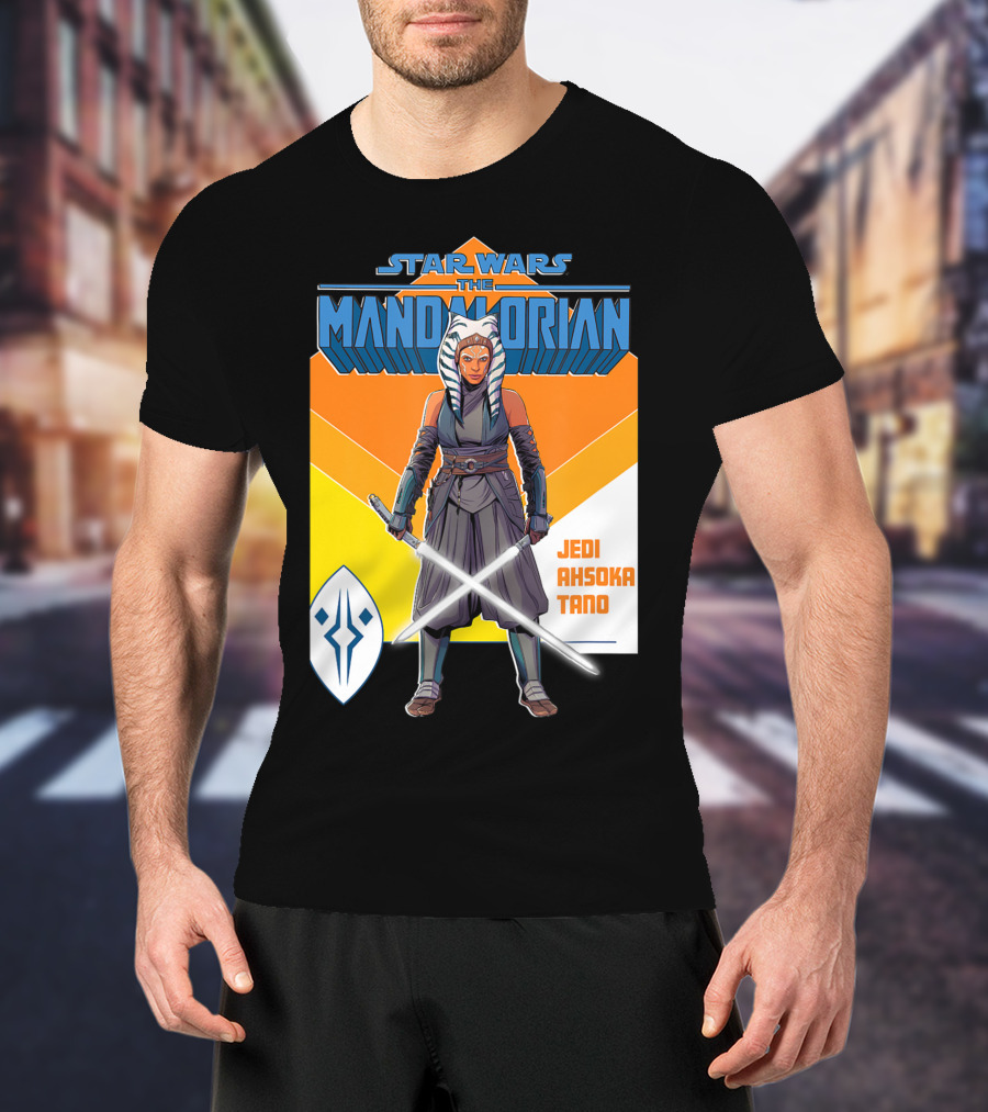 Star Wars The Mandalorian Jedi Ahsoka Tano Lightsaber T-Shirt