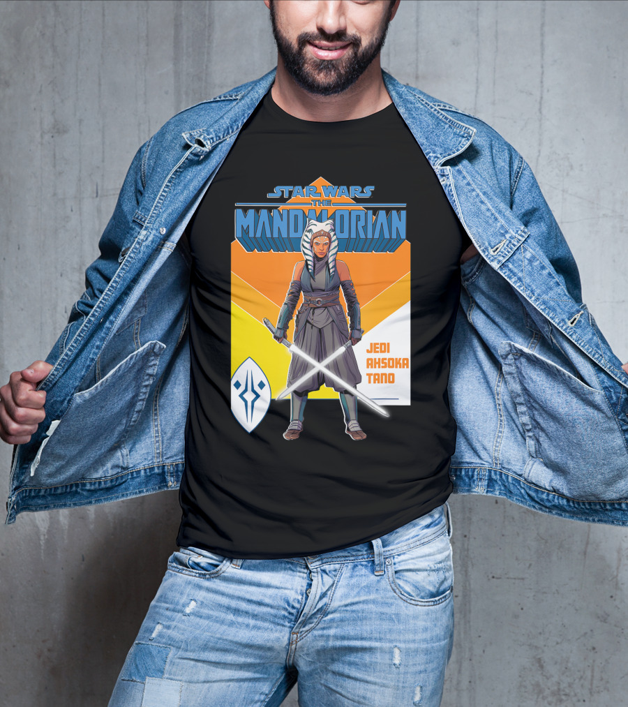 Star Wars The Mandalorian Jedi Ahsoka Tano Lightsaber T-Shirt