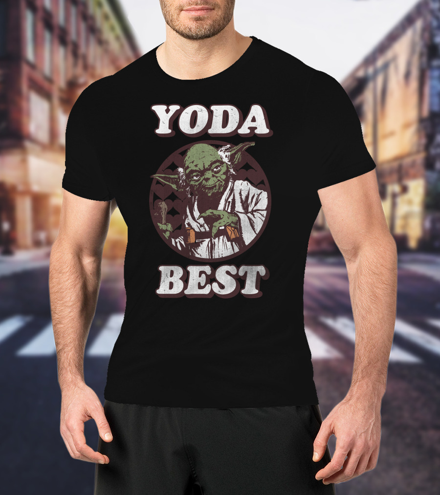 Star Wars Yoda Best Vintage Valentine's Yoda Jedi Master T-Shirt