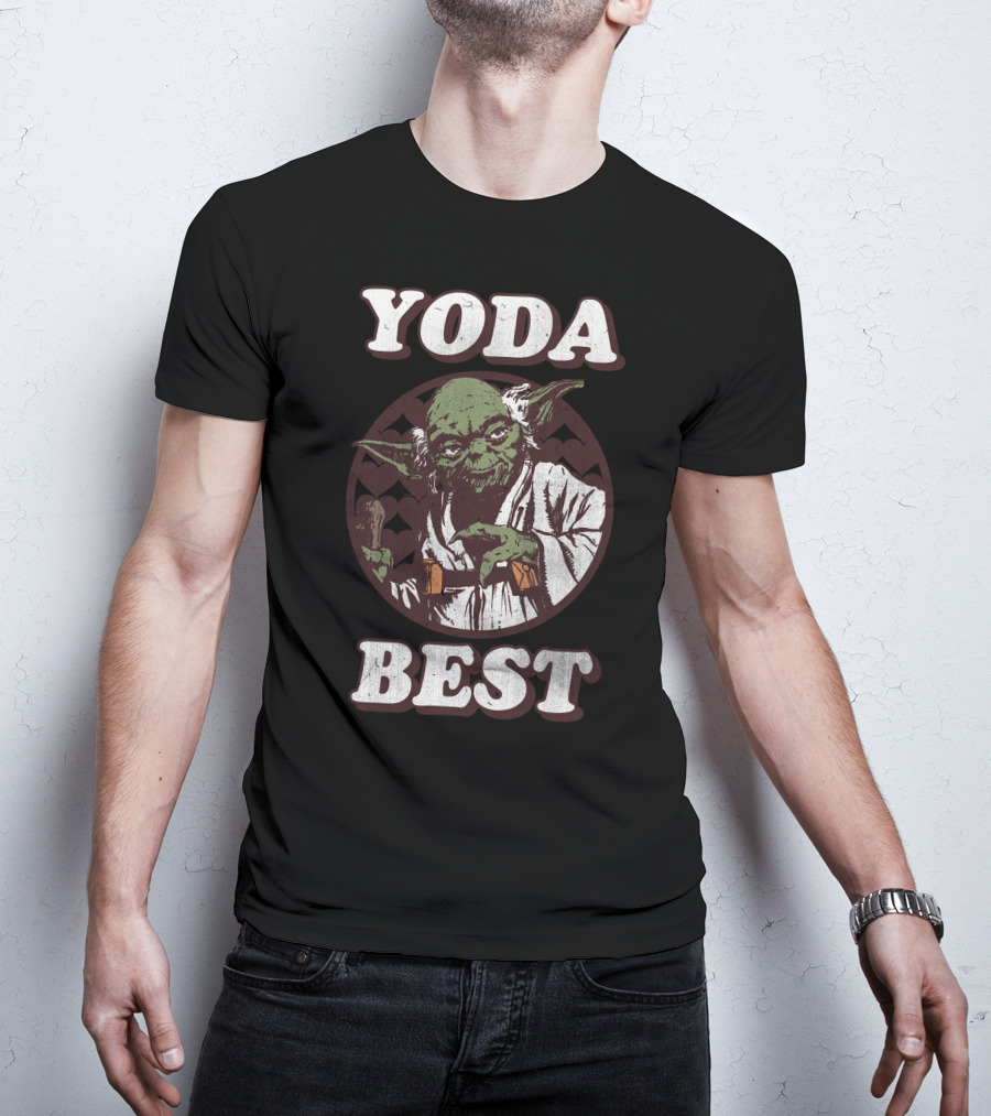 Star Wars Yoda Best Vintage Valentine's Yoda Jedi Master T-Shirt