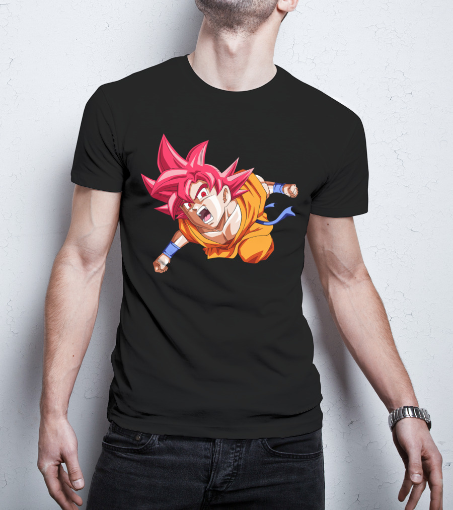 Your Favorite Dragon Ball Super Saiyan Character Iconic Transformation T-Shirt