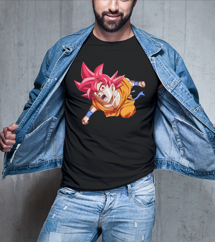 Your Favorite Dragon Ball Super Saiyan Character Iconic Transformation T-Shirt