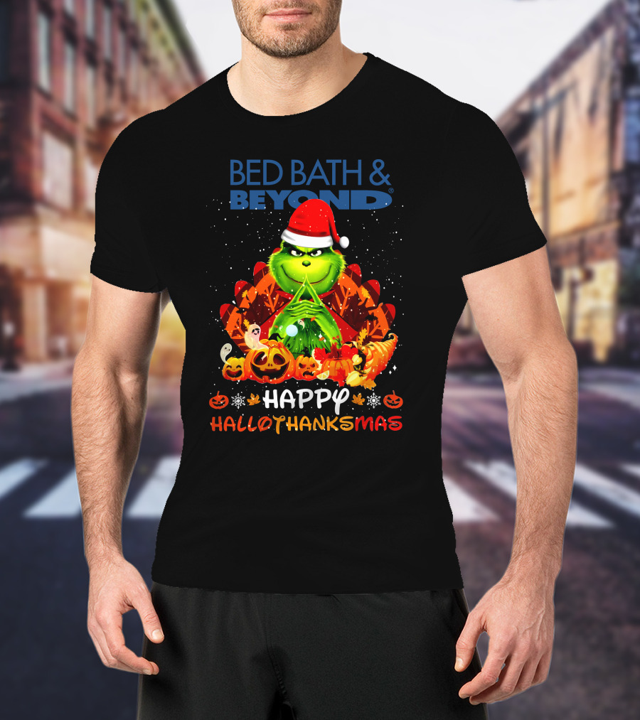 BED BATH And BEYOND HAPPY HALLOTHANKSMAS BBB T-Shirt
