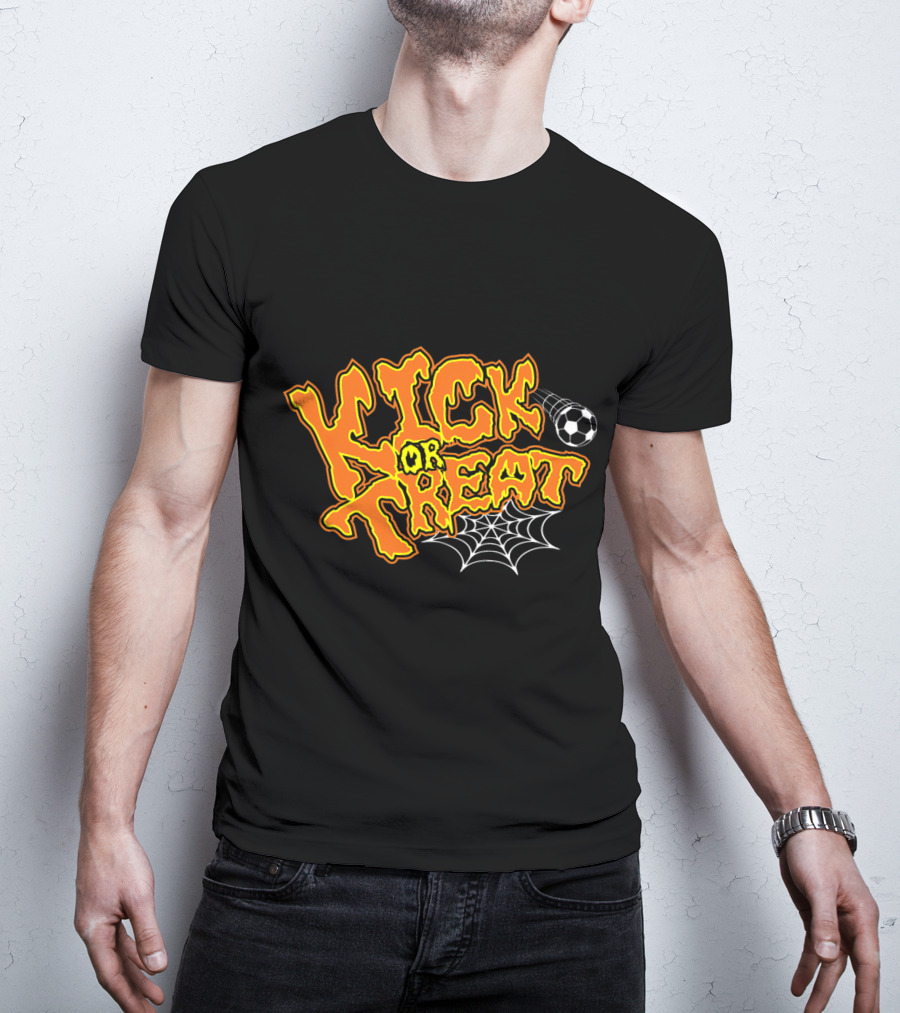 Kick Or Treat Halloween Soccer T-Shirt