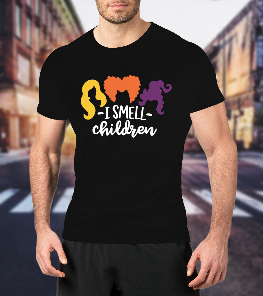 I Smell Children Hocus Pocus Sanderson Sisters Hair T-Shirt