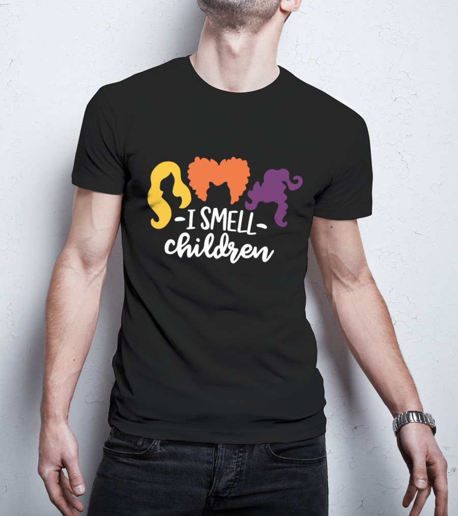 I Smell Children Hocus Pocus Sanderson Sisters Hair T-Shirt