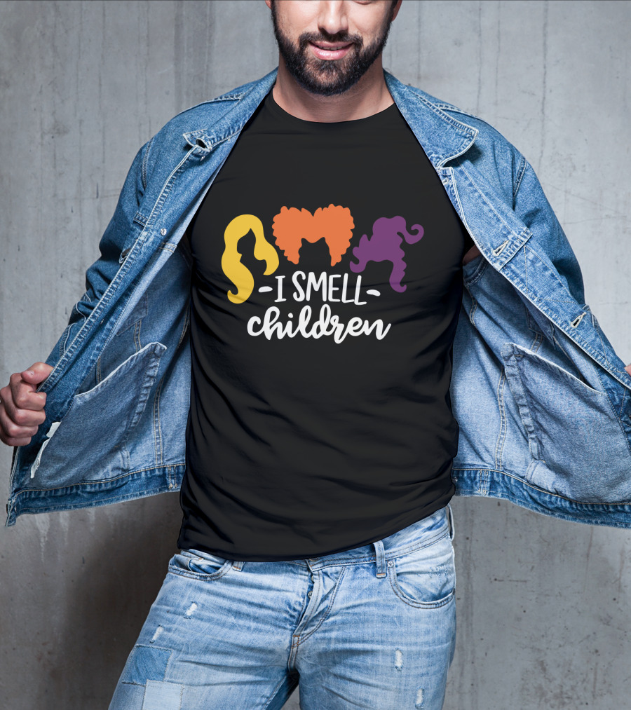 I Smell Children Hocus Pocus Sanderson Sisters Hair T-Shirt