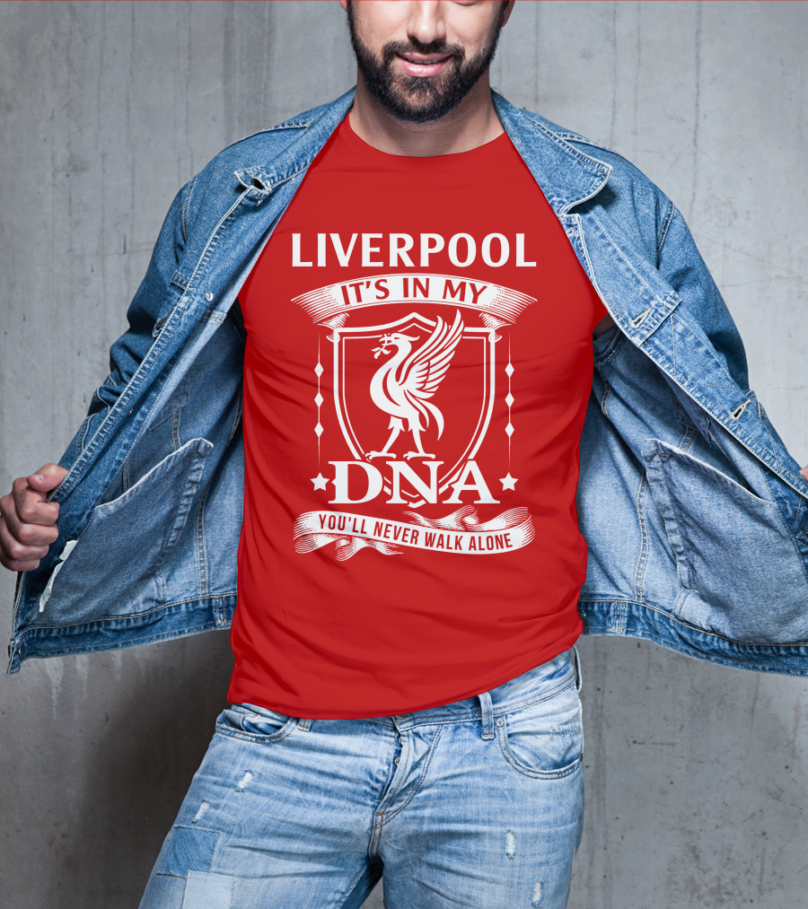 Liverpool It's IN My Dna You'll Never Walk Alone T-Shirt