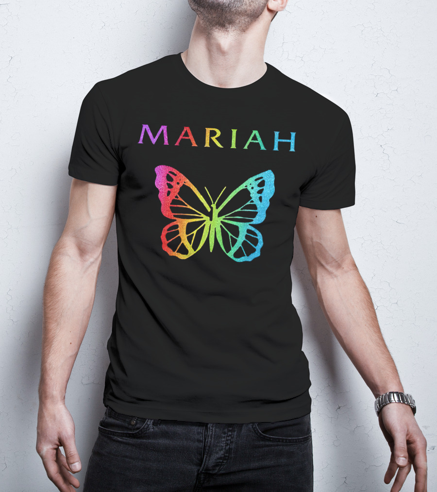 Mariah Carey Butterfly Rainbow Merch T-Shirt