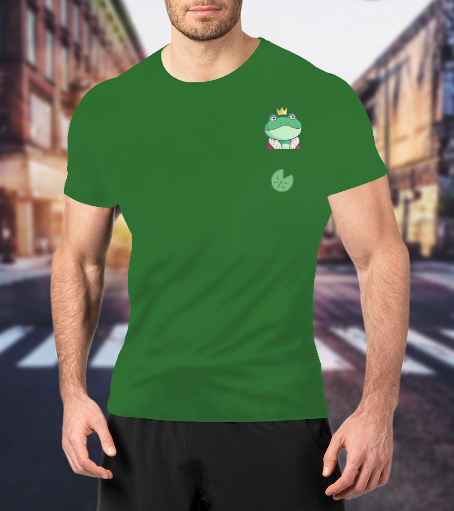 Boomerna Frog King Lily Pad Merch T-Shirt